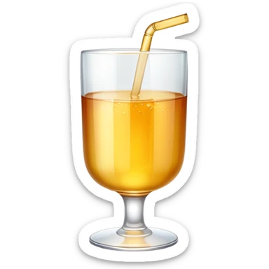 Apple juice sticker