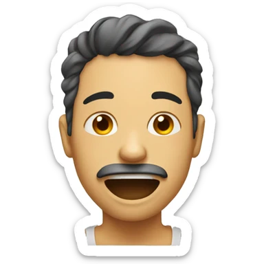 Emoji durmiendo de una chica sticker