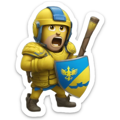 Ukraine Beats the russia sticker