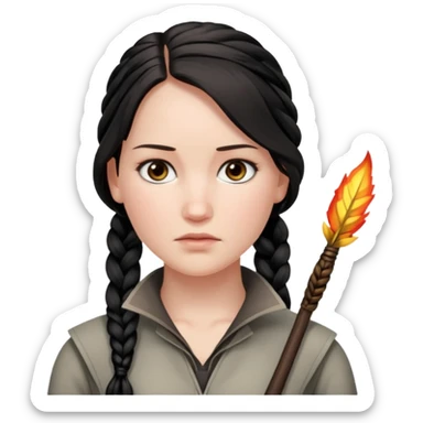 Katniss everdeen sticker