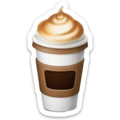 Coffee sticker