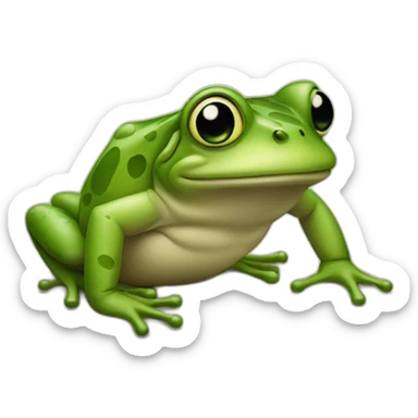 grenouille sticker
