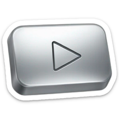 Youtube silver playbutton sticker