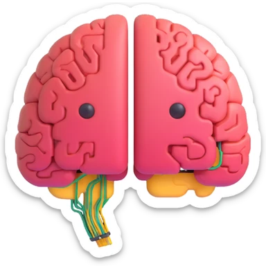 ai brain emoji sticker