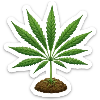 Weed sticker