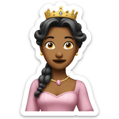 princess confused  sticker