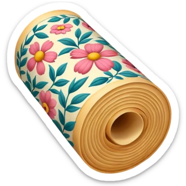 A roll of wallpaper  sticker