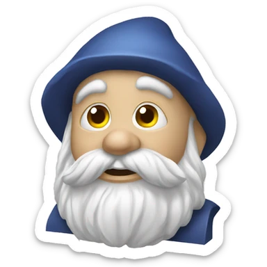 broken garden gnome sticker