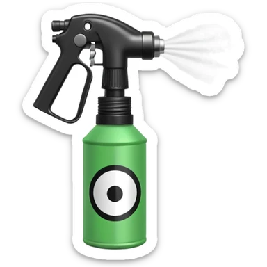 change trigger nozzle to press nozzle bug spray handheld spraycan sticker
