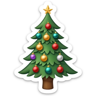 sapin de noel sticker