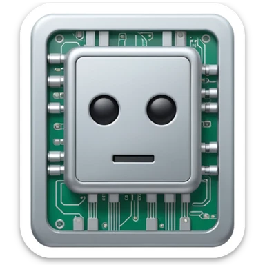 emoji print 'GHz Computer 'on processor print GHz Computer sticker