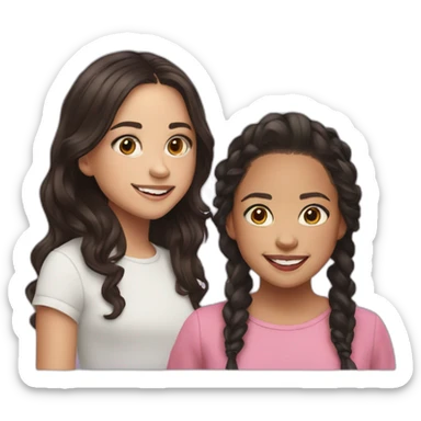 Jenna Ortega and Emma Myers sticker