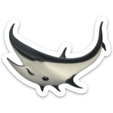 raie manta sticker