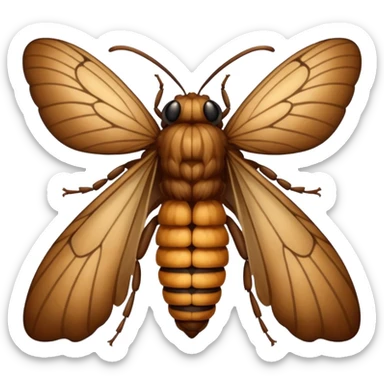 moth, life cycle stage 2 sticker