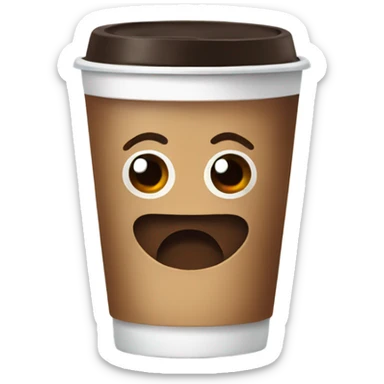 Coffee sticker