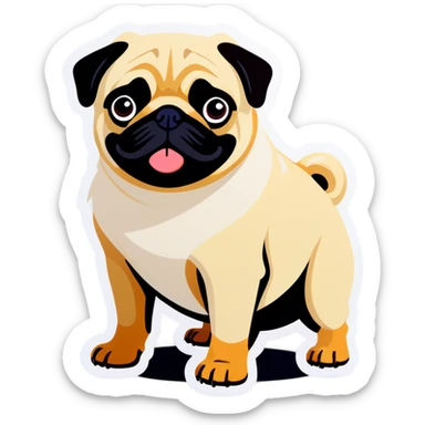 Pug  sticker