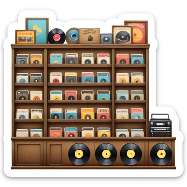 Nashville record shop sticker