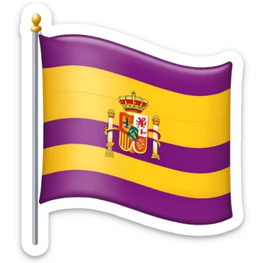Bandera republicana española sticker