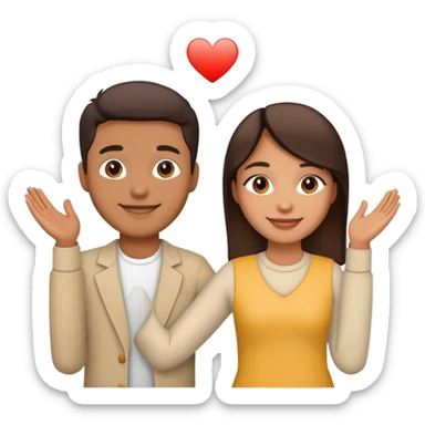 Partner in love and crime sticker