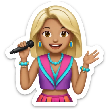 singer sticker emoji
 sticker
