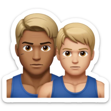 carlos Oliveira and Leon S Kennedy sticker
