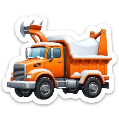 plow truck  sticker