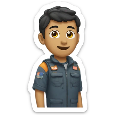 Tour jumelle avions sticker