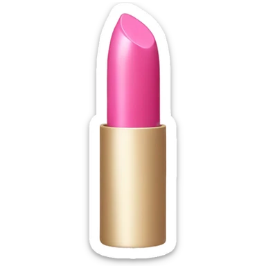 Pink lipstick sticker