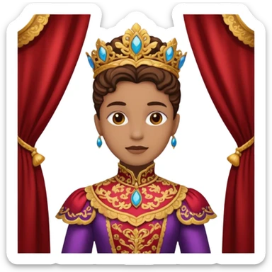 create a series of images for Theatre costumes Inventory  sticker