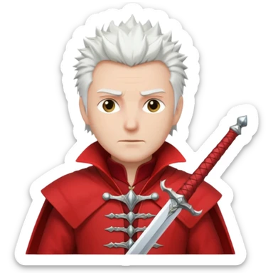 Dante devil may cry sticker