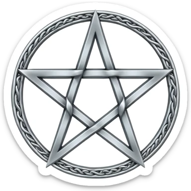 Celtic pentacle sticker