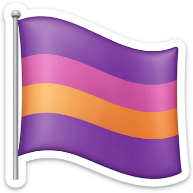 Lesbian flag  sticker
