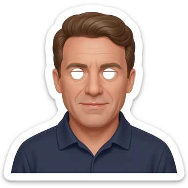 epstein but his eyes are blurred sticker