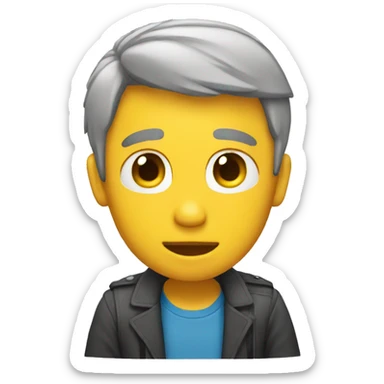 Un emoji llorando  sticker