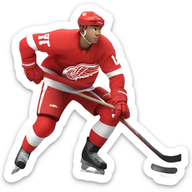 Go Detroit red wings sticker