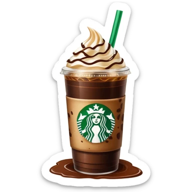 Starbucks iced coffee with Dubai chivalry bar with green filling and burn Khalifa  sticker