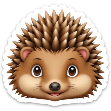 Baby hedgehog sticker