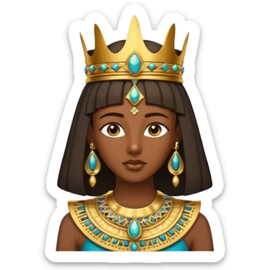 etiopya Cleopatra's crown sticker