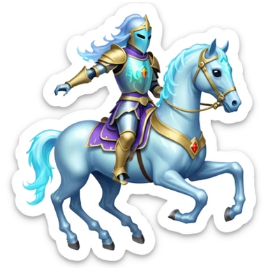Spectral knight – Transparent, ghostly horse







 sticker