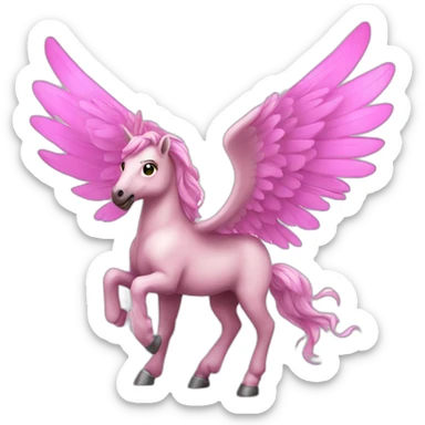 Pegasus pink sticker