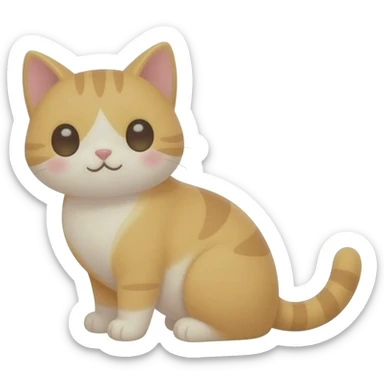 cute cat sticker