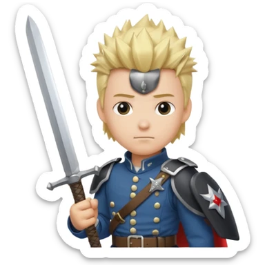 Make a fight Cloud sticker