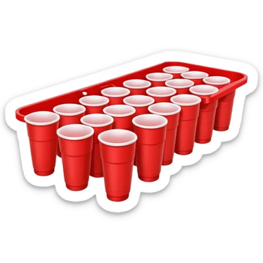 beer pong sticker