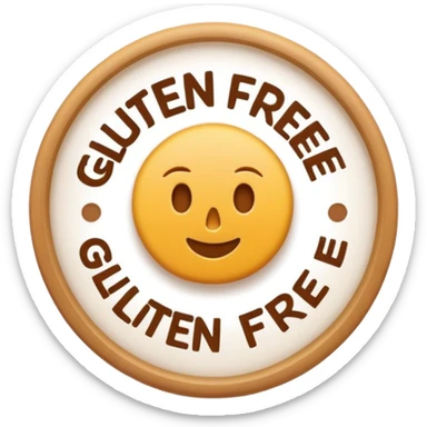 gluten free logo sticker
