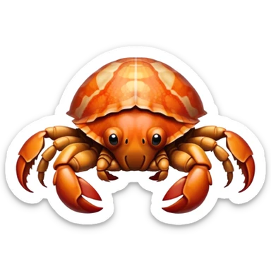 Saltwater Hermit crab sticker