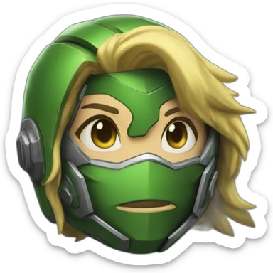 Isabelle doom slayer sticker