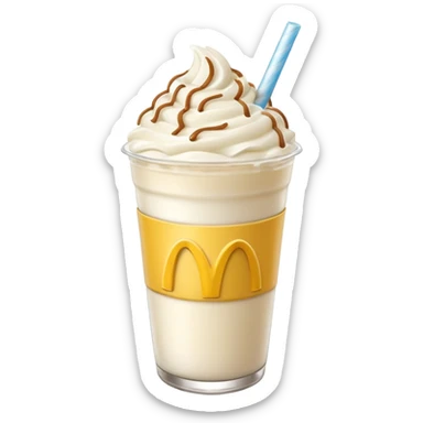 mcdonals milkshake sticker