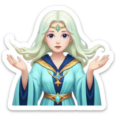 Cosmic witch sticker