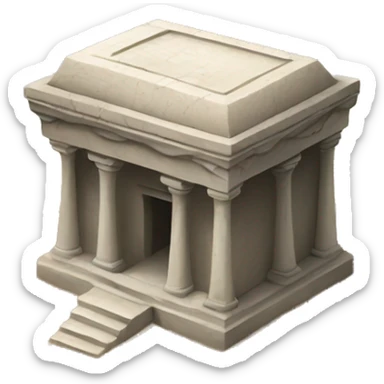 Tomb above ground sticker