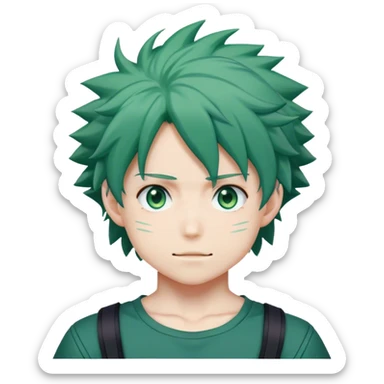 Izuku midoriya sticker